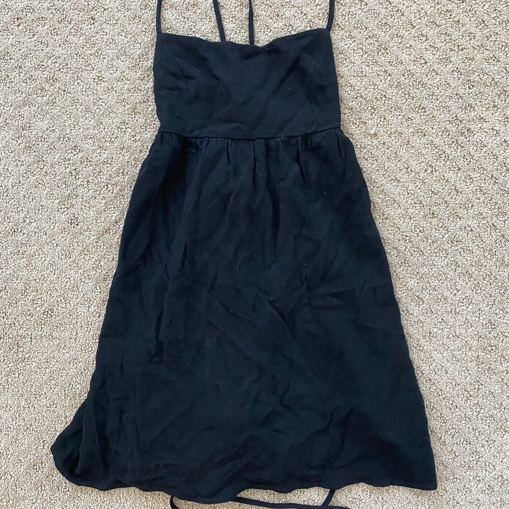 Princess Polly KURT MINI DRESS BLACK